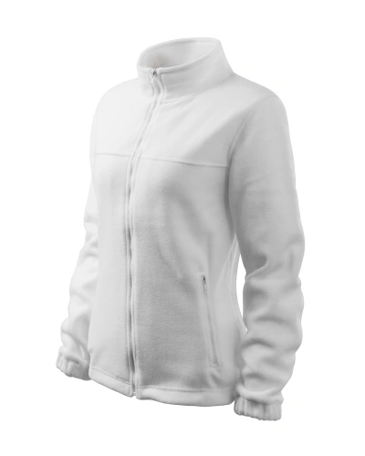 Mikina dámská fleece JACKET - bílá