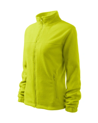Mikina dámská fleece Jacket  - limetková